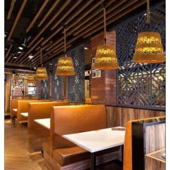 LED Pendant Light Woven Chandelier lighting Basket Lamp Shade Light Fixtures Ceiling Light Hanging for Patio Hallway Kitchen Island Bedroom Dining Room