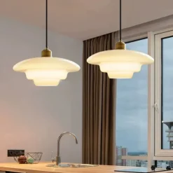 LED Pendant Lights for Over Dining Room Table 1 Light Brass Ceiling Pendant Light for Kitchen Island Light Entryway Lighting 110-240V