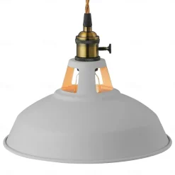 LED Pendant Lights Macaron Color Industrial Chandelier Creative Modern Adjustable Metal E27 Chandelier is Applicable to Living Room Kitchen Island and Hotel