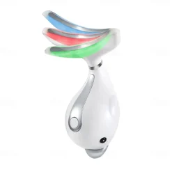 LED Photon Therapy Face Neck Lifting Massager Anti-aging Skin Tighten Reduce Double Chin Anti-Wrinkle Device