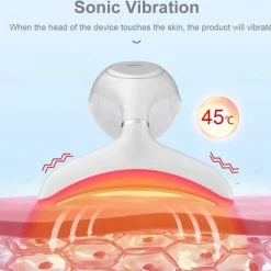 LED Photon Therapy Face Neck Lifting Massager Anti-aging Skin Tighten Reduce Double Chin Anti-Wrinkle Device