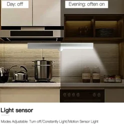 20LED PIR Motion Sensor Lamp Cupboard Wardrobe Bed Lamp Under Cabinet Night Light Smart Light Perception For Closet Stairs Led Human Body Induction Light