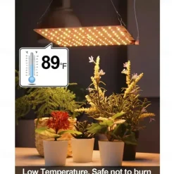 LED Plant Grow Light Full Spectrum for Indoor Nursery Light Plant Coloring Timed Dimming Grow Light Panel