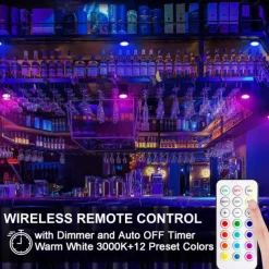 LED Puck Lights with Remote Control Wireless Under Cabinet Lighting Battery Powered Lights Stick on Lights Color Changing Lights with Dimmer and Timer AA Battery Operated Closet Light