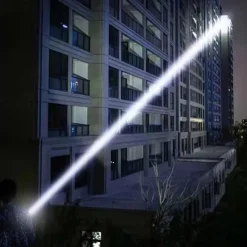 LED Rechargeable Flashlights High Lumen Super Bright Tactical Flashlight, Zoomable High Powered Capacity Handheld Flashlights for Emergency Camping Hiking Gift