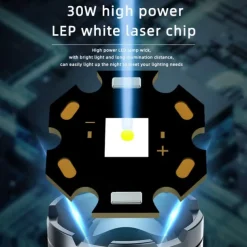 LED Rechargeable Flashlights High Lumen Super Bright Tactical Flashlight, Zoomable High Powered Capacity Handheld Flashlights for Emergency Camping Hiking Gift