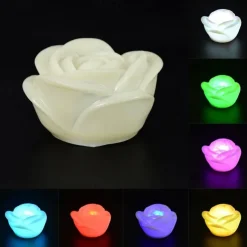 LED Rose Night Light Holiday Party Light Rose Valentine's Day Wedding Light Garden Decoration Night Light Rose.