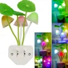 LED Sensor Night Light Plug-in Mushroom NightLights Color Changing Lamp Mushroom Decor, AUSAYE Mini Cute Night Lights for Kids Adults Bedroom Toilet Bathroom Stairs Kitchen Hallway