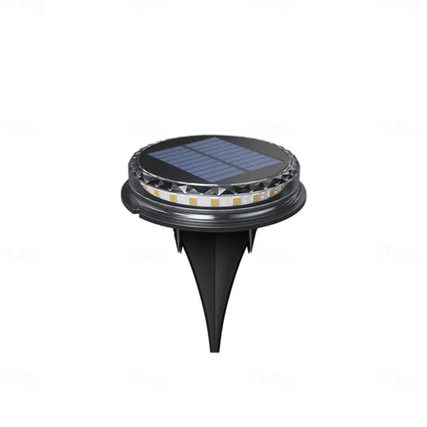 LED Solar Lawn Light Ground Lights Outdoor Waterproof In-ground Solar Lights For Landscape Walkway Lawn Steps Decks Etc