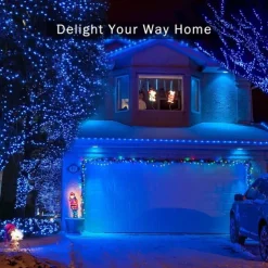 LED Solar Outdoor String Lights, Waterproof 12m 100LEDs & 7m 50LED String Lights for Christmas Garden & Party