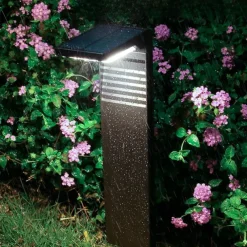 LED Solar Pathway Lights Outdoor Waterproof Bright Landscape Path Lights for Yard Patio Backyard Lawn Driveway Walkway Garden Decorative with Warm and Cool White Light