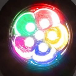 LED Solar Powered Lamp - RGB Color Changing Outdoor Pathway Spotlight, IP68 Waterproof Solar Light for Garden Landscaping