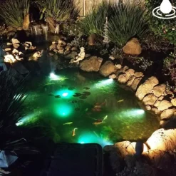 LED Solar Powered Lamp - RGB Color Changing Outdoor Pathway Spotlight, IP68 Waterproof Solar Light for Garden Landscaping