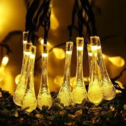 LED Solar String Light 5M 20LEDs Water Drop Bubble Ball Solar Lights Outdoor Waterproof Landscape Garden Festival Decoration Lantern Tree Patio Light