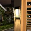 LED Solar Wall Lamp Outdoor Waterproof Landscape Light Villa Entrance Garden Light High-end Modern Style Courtyard Decoration Solar Night Light