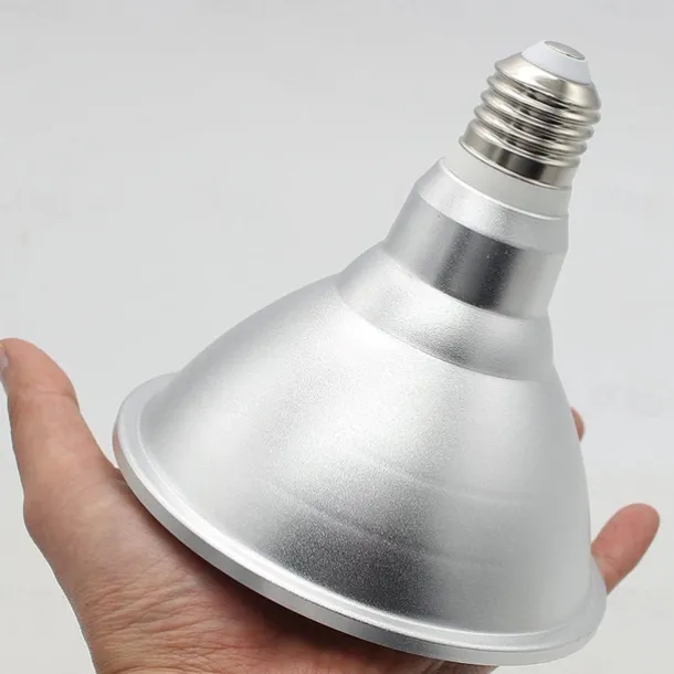 LED Spotlight E27 Bulbs R125 PAR20 PAR30 PAR38 White/Warm White, IP65 Waterproof for Outdoor Indoor Use 110V-240V