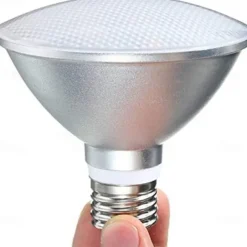 LED Spotlight E27 Bulbs R125 PAR20 PAR30 PAR38 White/Warm White, IP65 Waterproof for Outdoor Indoor Use 110V-240V