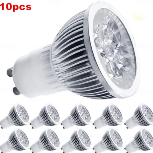 LED Spotlight Light 10pcs 5W GU10 4W Led Spot Light Foco LED Lamp 85-265V for Home Hotel Dect 3W