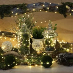 LED String Lights 5M 50 LEDs String Lights Mini Battery Powered Copper Wire Starry Fairy Lights Battery Operated Lights for Decoration