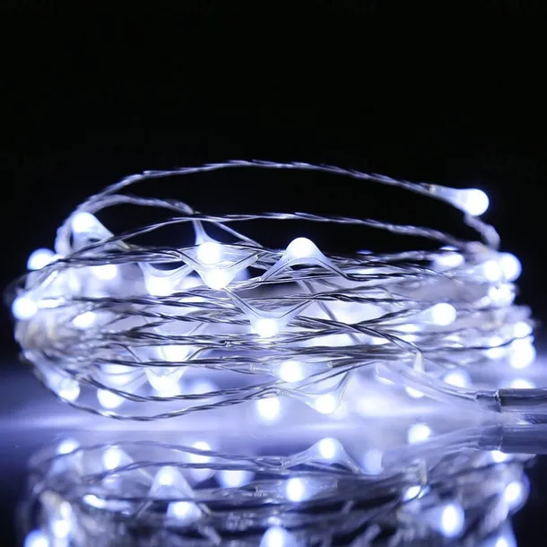 LED String Lights 5M 50 LEDs String Lights Mini Battery Powered Copper Wire Starry Fairy Lights Battery Operated Lights for Decoration