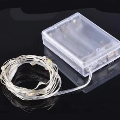 LED String Lights 5M 50 LEDs String Lights Mini Battery Powered Copper Wire Starry Fairy Lights Battery Operated Lights for Decoration