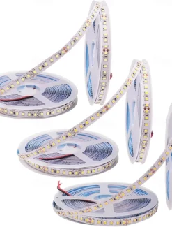 LED Strip 2835 1200LEDs High Brighter Warm White Natural White Flexible LED Rope Ribbon Tape Light Lamp 5m DC 12V