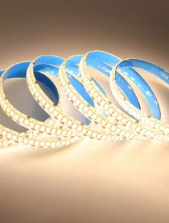 LED Strip 2835 1200LEDs High Brighter Warm White Natural White Flexible LED Rope Ribbon Tape Light Lamp 5m DC 12V