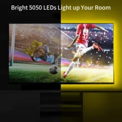 LED Strip Lights Bluetooth Music Sync 40/30/20/10m Color Changing LED Strip 40 Keys Remote Sensitive Built in Mic App Controlled LED Lights 5050 RGB APP Remote Mic 3 Button Switch