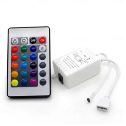 LED Strip Lights DIY Controller 24 Keys IR RGB Control Box Receiver IR Remote Dimmer DC12V 6A For RGB 2835 3528 5050 Beads