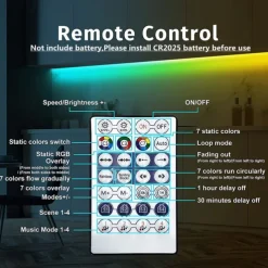 LED Strip Lights 1m-30m RGBIC WS2812b Bluetooth App Control Chasing Effect Lights Flexible Tape Diode Ribbon TV BackLight Room Decorate