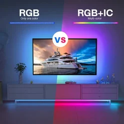 LED Strip Lights 1m-30m RGBIC WS2812b Bluetooth App Control Chasing Effect Lights Flexible Tape Diode Ribbon TV BackLight Room Decorate