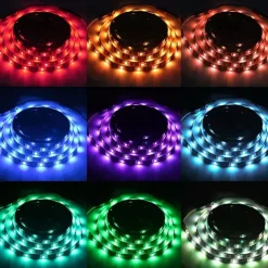 LED Strip Lights WiFi Smart app Controlled Kit 20m 66ft RGB Color Changing SMD 5050 Work with Smartphone Google Alexa 12V 20A Power Supply