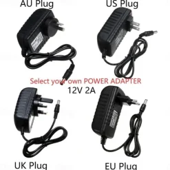 LED Strip Lights (2x5M)10M 32.8ft 2835 RGB 600LEDs 8mm Strips Lighting Flexible Color Changing with 44 Key IR Remote Ideal for Home Kitchen Christmas TV Back Lights DC 12V