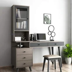 LED Table Lamp Black Modern Dimmable Bedside Table Lamp 18W 3 Color Modes Applicable to Living Room Bedroom Office Bedside Cabinet and Bookcase