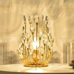 LED Table Lamp 5W Warm White Vintage Design Crystal Table Lights Decorative Bedroom Office 110-240V