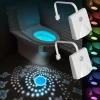 LED Toilet Project Night Light with Sensor Perfect for Home Toilet Convenience and Ambience