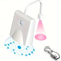 LED Toilet Project Night Light with Sensor Perfect for Home Toilet Convenience and Ambience