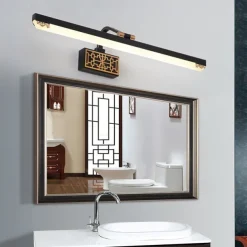 LED Vanity Light 6W Retro Wall Picture Lights Rotatable Makeup Mirror Front Light Bathroom Vanity Light Fixture 85-265V