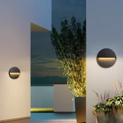 Led Wall Lamp，Outdoor Modern Style Metal Acrylic Wall Lamp, Suitable For Corridors, Entrances And Courtyards,Warm White 85-265V