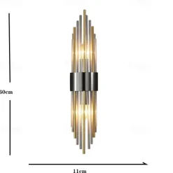 LED Wall Light Crystal Modern Wall Lamp Wall Sconces Bedroom Dining Room Steel Wall Light 110-120V 220-240V 5 W