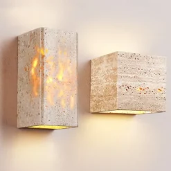 LED Wall Light Outdoor Waterproof IP55 Stone Living Room Sample Room Bedroom Bedside TV Wall Art Light Wall Light 110-240V