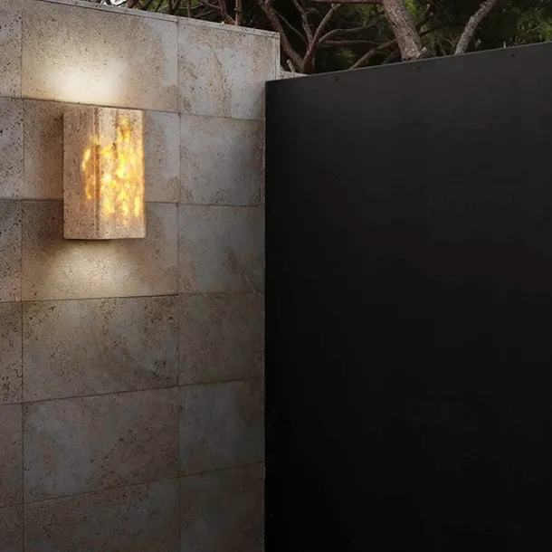 LED Wall Light Outdoor Waterproof IP55 Stone Living Room Sample Room Bedroom Bedside TV Wall Art Light Wall Light 110-240V