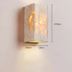 LED Wall Light Outdoor Waterproof IP55 Stone Living Room Sample Room Bedroom Bedside TV Wall Art Light Wall Light 110-240V