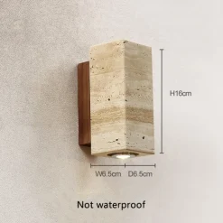 LED Wall Light Round Design 5W Luxury Ceramic Marble Bedside Lamp for Bedroom Living Room Modern Corridor Balcony Study Creative Fixture