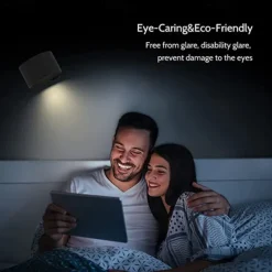 LED Wall Mounted Reading Lights Wall Sconces with 3 Color Temperatures & 3 Brightness Levels Rechargeable Battery Magnetic Ball 360Rotation Touch Control Lamps for Kids Study Bedside Closet