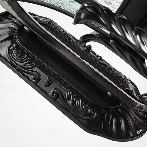 LED Wall Sconce Lighting Fixture Antique Wall Sconce Lantern External Waterproof Rustproof Aluminum Glass Lantern Wall Lamp Lantern Courtyard Garden Balcony Villa Decorative Lights