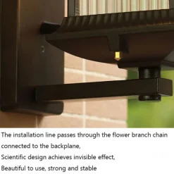 LED Wall Sconce Lighting Fixture Indoor Outdoor Lantern External Waterproof IP65 Rustproof Aluminum Glass Lantern Wall Lamp Lantern Courtyard Garden Balcony Villa Decorative Lights 110-240V