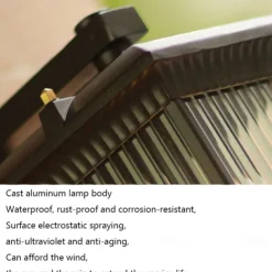 LED Wall Sconce Lighting Fixture Indoor Outdoor Lantern External Waterproof IP65 Rustproof Aluminum Glass Lantern Wall Lamp Lantern Courtyard Garden Balcony Villa Decorative Lights 110-240V