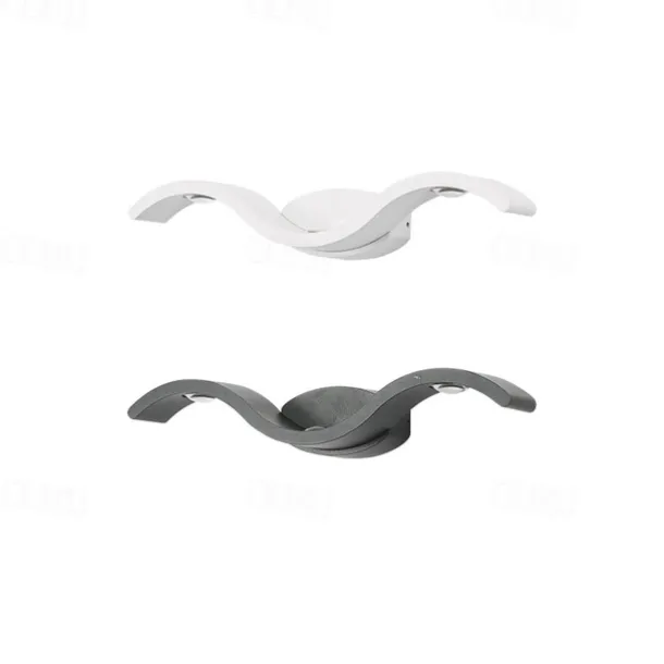 LED Wall Sconces Up Down Waterproof IP65 LED Wall Light Art Decor LED Wall Lamp Indoor Outdoor for Bedroom Bathroom Living Room Corridor Stairs Porch Warm White 110-240V