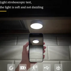8LEDs Motion Sensor Light LED USB Night Light Kitchen Bedroom Stair Cabinet Hallway Closet Closet Night Light Charging Light